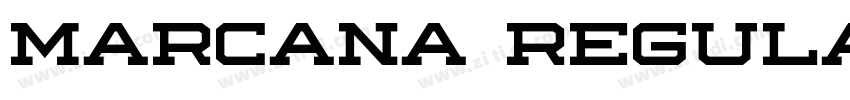 Marcana Regular字体转换